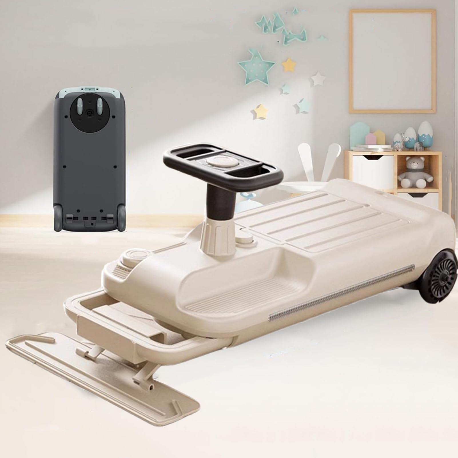 クリーンキッズカー 掃除しながら遊べる 電動カー 対象年齢 6歳〜 室内